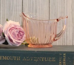 Imperial Pink Depression Glass Creamer Coffee Server Kitchen Ware Elegant Glass - Picture 1 of 24