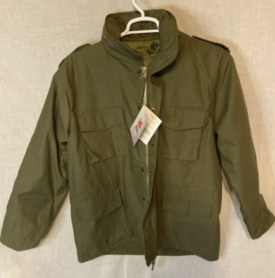 NUEVA Chaqueta de Campo Fox Olive Drab M-65 con Forro y Capucha. Talla grande Foto 1 de 4