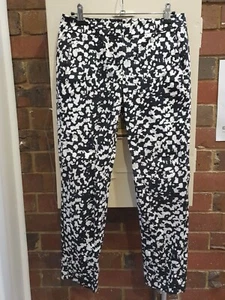 Designer Marcs Black And White Capri Pants Size 6 Excellent Condition - Picture 1 of 5