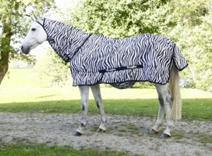 Fliegendecke Zebra inkl. Halsteil 125 cm Kerbl 326122 - Bild 1 von 4