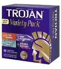 BRAND NEW Trojan Variety Pack Male Condom 40 Count EXPIRE YEAR 2025