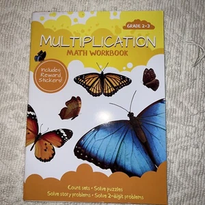 Mathematics Multiplication Workbook Second and Third Grade - Picture 1 of 5