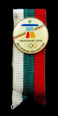 Vancouver 2010 Winter Olympic Games BULGARIA NOC Delegation Pin Badge - Image 1 of 4