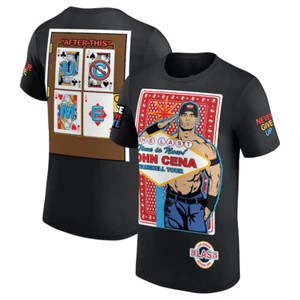 Men's Black John Cena Farewell Tour 2025 Las Vegas T-Shirt - Picture 1 of 4