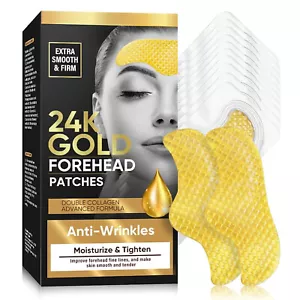 Forehead Wrinkle Patches, Anti Wrinkle Patches with Collagen for Face Overnight - Picture 1 of 5
