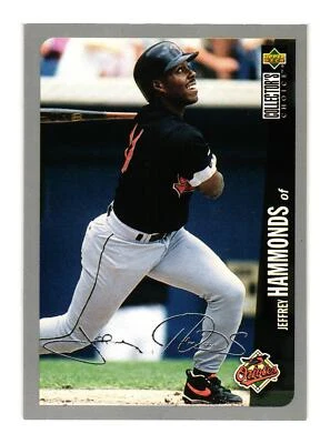 1996 Collector's Choice #467 Jeffrey Hammonds Baltimore Orioles - Image 1 of 2