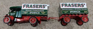 Models of Yesteryear Y27 1922 Foden C Type Steam Wagon and Trailer - Frasers - Picture 1 of 5