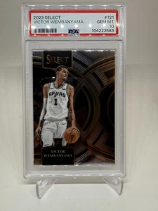 2023-24 Panini Select #121 Victor Wembanyama Rookie RC Premier - GEM MINT PSA 10 - Picture 1 of 2