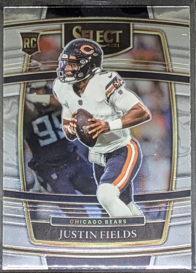 2021 Panini Select Justin Fields RC - Chicago Bears - Image 1 of 1