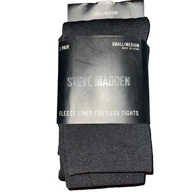 Medias sin pies forradas de lana Steve Madden talla S/M en negro - NUEVAS Foto 1 de 4