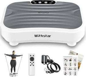 Whole Body Vibration Plate Exercise Machine, Lymphatic Drainage Vibration Plate - Picture 1 of 6