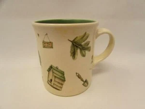 Naturewood by Pfaltzgraff Mug Casual, Leaves/Herbs/Garden Tools b76 - Picture 1 of 2