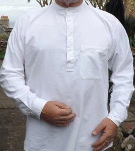 Opa Hemd Kaboo Original Classic Half Button The Collarless Shirt Company - Bild 1 von 12