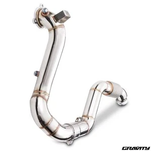 3" STAINLESS DECAT DOWNPIPE EXHAUST FOR MERCEDES A CLASS W176 A200 A220 13-18 - Afbeelding 1 van 8