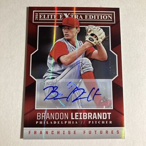 Philadelphia Phillies Brandon Leibrandt 2014 Elite Extra Edition Auto /799
