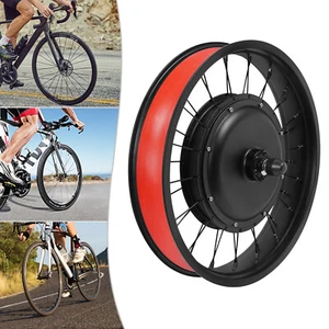 20" 48V Electric Bike Front Wheel Hub Motor Kit E-Bike LED Conversion Kit 1500W - Picture 1 of 16