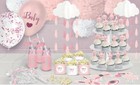 Oh So Ready to Pop Range Pink Girl Baby Shower Party Venue  Decorations Balloons
