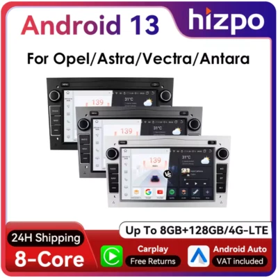 7" Android Carplay Autoradio GPS WIFI 32G Opel Astra HGJ Zafira B Corsa CD GPS - Immagine 1 di 4