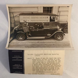 Press Photo President Franklin Roosevelt Inauguration Parade RCA Radio Car 1933 - Picture 1 of 10