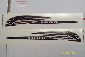 HONDA 1800 RIGHT & LEFT FUEL TANK DECAL STICKER 17531-MCV-K00ZA, 17532-MCV-K00ZA - Picture 1 of 1
