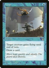 Leap Stronghold NM Blue Common MAGIC THE GATHERING MTG CARD ABUGames