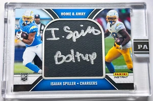 ISAIAH SPILLER SIGNED BOLT UP PANINI INSTANT HOME & AWAY 1/1 AUTO RC CARD #HA32 - Picture 1 of 2