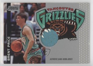 2000-01 Topps Stadium Club Game-Worn Jersey Brent Price #SC-VG7