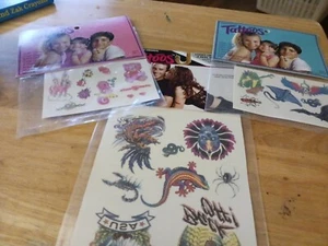 1992 Vintage 90's Temporary Tattoos 3 Packs Sealed Dragons Skulls Unicorn  - Picture 1 of 10