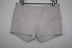 Torrid Gr. 16 (38x4,5) Damenshorts lässig khakifarbene Baumwolle Druckknopflasche Akzente - Bild 1 von 4