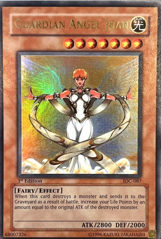 Guardian Angel Joan Invasion of Chaos IOC-087 Ultra Rare 1st Edition YuGiOh Card - image 1 of 1