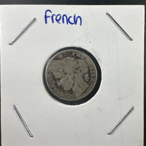 French 20 Centimes (1849-1851) Silver Second Republic - Liberty Bust & Wreath - Picture 1 of 4