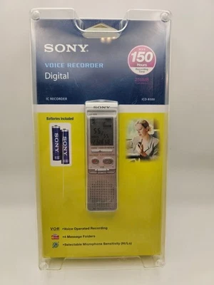 Sony ICD-B500 Digital Voice Recorder with 256 MB Built-in Flash Memory NEW READ - Image 1 of 4