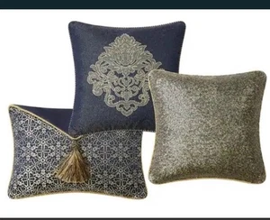 Waterford Vaughn Luxury Decorative Pillow Set Of Three - Picture 1 of 13