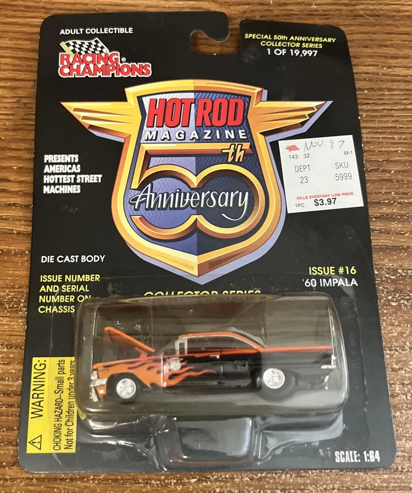 1950 Chevrolet Pickup 1997 Racing Champions Hot Rod Magazine 50th Anniv 1 61