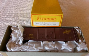 Accurail HO Scale Kit #3005 40' DBL Door Steel Box C. & N. W. #CNW57472 - Bild 1 von 3