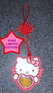 NWT 2017 Licensed Sanrio Hello Kitty Heart Gold 0.18g CTF Au999 Gold Coin Charm - Picture 1 of 24