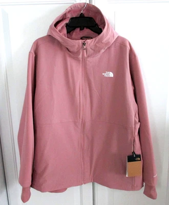 Новый с Ярлыками North Face Shelbe Raschel молнии толстовка с капюшоном женщин sz XXL розовато-лиловый - Изображение 1 из 4
