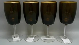 Gorham Kristall HERBST GOLD Weinkelch 4er Set - Bild 1 von 2