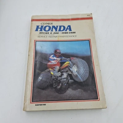 Honda ATC185 y 200 1980-1986 Clymer manual de reparación, servicio, mantenimiento #M326 Foto 1 de 4