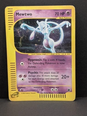 Mewtwo 020/165 Expedition Base Set Holo Rare Pokemon TCG Nintendo e-reader LP - Image 1 of 4