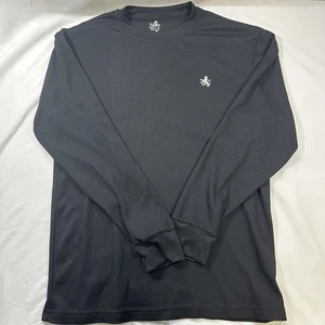 Rugby University schwarzes Langarmshirt gerippt Größe M - Bild 1 von 7