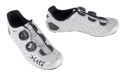Lake CX332 Carbono Bicicleta de Carretera Zapatos EU 38 US 7.5 Mujeres BLANCO 3 Pernos BOA Ciclismo TT Foto 1 de 4