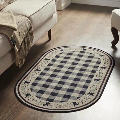 Pip Vinestar Indoor/Outdoor Rug Oval 27x48 VHC Brands - Image 1 of 4