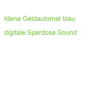 Idena Spardose Geldautomat mit Sound blau (4064997500604) - Bild 1 von 2