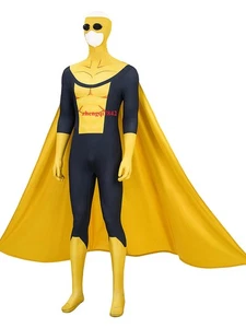 Invincible Season 3 Mark Grayson Cosplay Costume Tights Bodysuit Jumpsuit Cloak - Picture 1 of 12