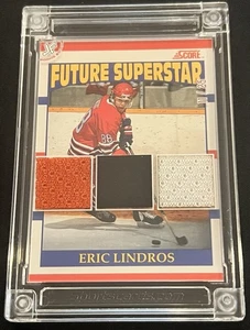 2024-25 Jersey Fusion Hockey - Rookie Edition - Eric Lindros Triple Relic /25 - Picture 1 of 8