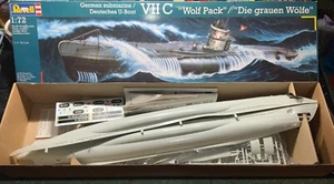 VIIC Wolf Pack German Submarine, Revell, #05015, Sealed Inner Packaging - Picture 1 of 11