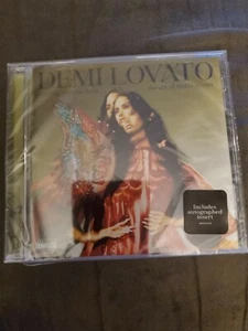 2021 DEMI LOVATO DANCING WITH THE DEVIL SIGNED HANDSIGNIERT CD NEU - Bild 1 von 2