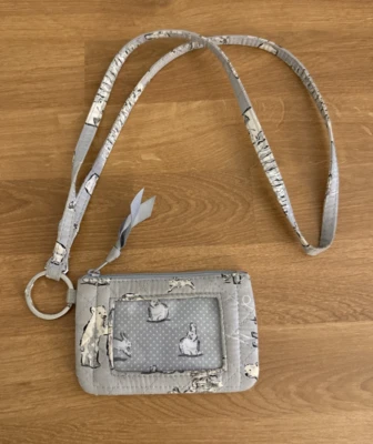 Vera Bradley Iconic молнии ID монета сумочки BEARY MERRY ограниченного полярных медведей с ремнем - Изображение 1 из 3