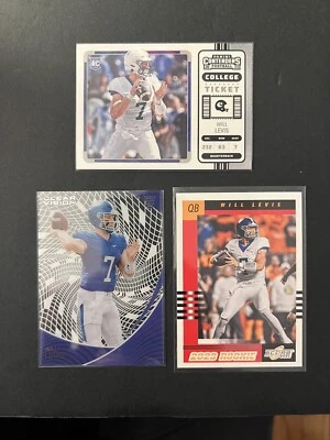 Will Levis RC Lot (3) Cards 2023 Chronicles Clear Vision, College Ticket & SCORE - Image 1 of 2